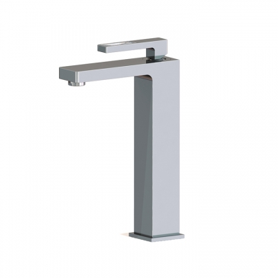 Tall single-hole lavatory faucet WITH CRYSTAL